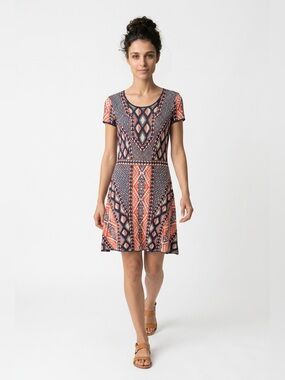 BCBG Silk Cotton knit dress